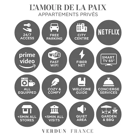 L'amour De La Paix - Center - Garden - Near Station - Smarttv65