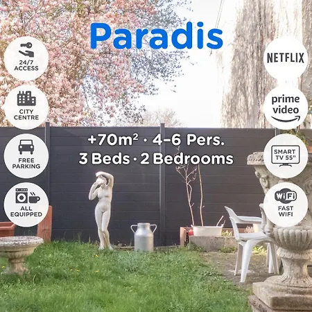 L'amour De La Paix - Center - Garden - Near Station - Smarttv65