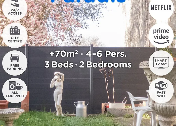 L'amour De La Paix - Center - Garden - Near Station - Smarttv65